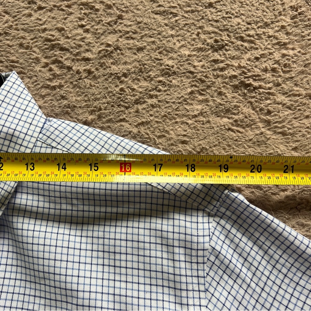 Ralph Lauren Classic Fit Non Iron Button Down Preppy Western Neck Size 16 1/2 - Picture 4 of 7